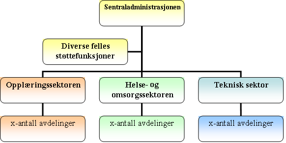 organisasjonsplan - administrativ organisering