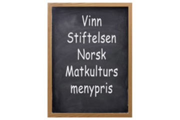 blackboard used as menu