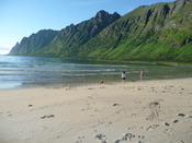 Strandleben auf Senja, was will man mehr! Foto: Ulrike Naumann