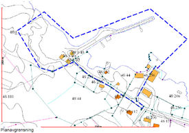 Kart over planområde Storekorsnes havn mai 2012
