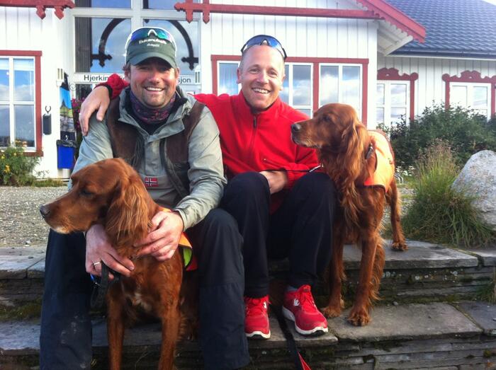 Rune Magnussen med US Kuling og Gunnar Wik med E-Peik Av Miessevàrri