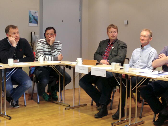 F.v Arnfinn Berntsen, Rune Magnussen, Thomas Ottesen og Rene Meinertsen