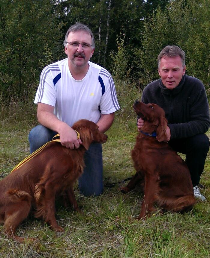 Tore Mæhla med IS Tara(til høyre) og Oddbjørn Ovesen med Naya Nuki