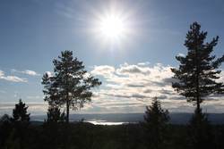 Utsikt mot Oslofjorden fra Østmarka