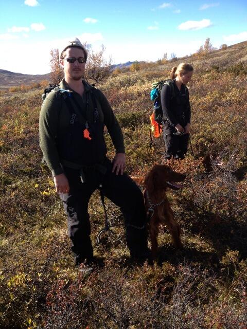 Jørgen Krabbedal og Skogrypas Black Hawk