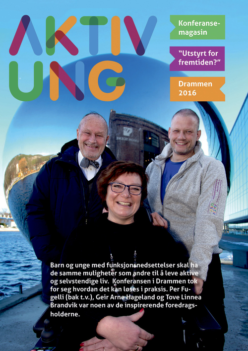 Bilde av omslaget til Aktiv Ung konferansemagasin 2016