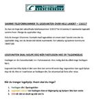 Plakat Legevakt 116117 Plakat Legevakt 116117