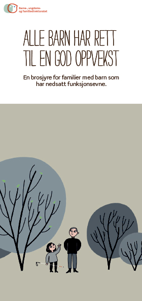 Omslagsbilde av brosjyren Alle barn har rett til en god oppvekst, norsk versjon