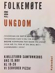 Plakat folkemøte ungdom kommuneplan