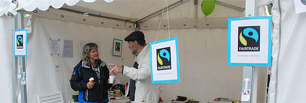 Fairtrade sin stand på Stordfest 2010