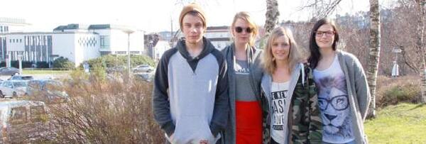 Barnevernsproffane Harald, Karoline, Charlotte og Iselin.