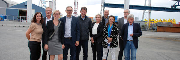 Toppleiinga frå Hordaland fylkeskommunen saman med strategisk leiing frå kommunen