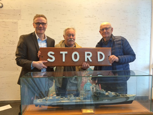 Rådmann Magnus Mjør låner gjerne ut KNM Stord til Stord maritime museum
