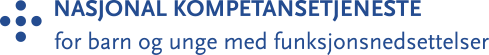 Logo for Nasjonal kompetansetjeneste for barn og unge med funksjonsnedsettelser