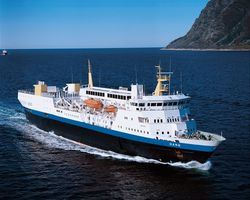 Nye MS Gann, tidligere Hurtigruteskipet MS Narvik