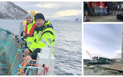 Karl Erik Bekkeli og Terje Berthinussen fra Salaks jobber i samarbeid med flere andre aktører med å lage Blått visnings- og opplevelsessenter . Foto: Privat Karl Erik Bekkeli og Terje Berthinussen fra Salaks jobber i samarbeid med flere andre aktører med å lage Blått visnings- og opplevelsessenter . Foto: Privat