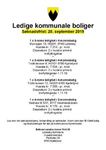 Plakat - utlyste boliger