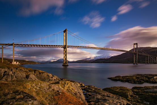 Tjeldsund bru. Foto: Sylvia Bothmer