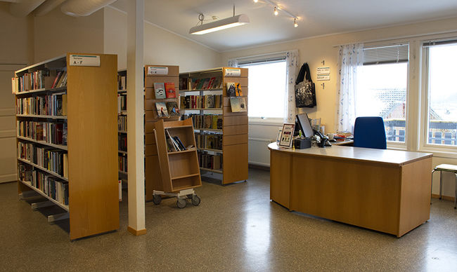 Bibliotek på Oppeid