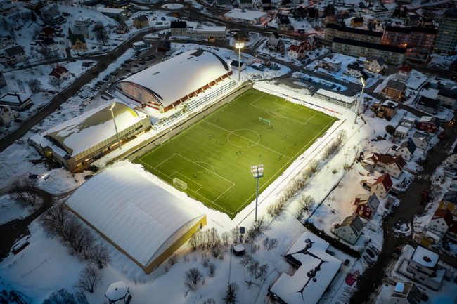 Harstad stadion. Foto: Øivind Arvola