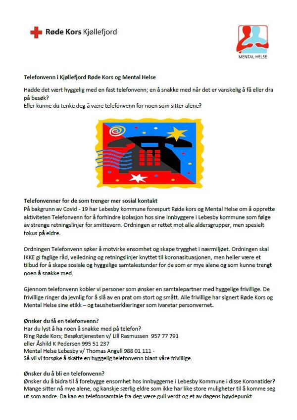 Plakat - telfonvenn