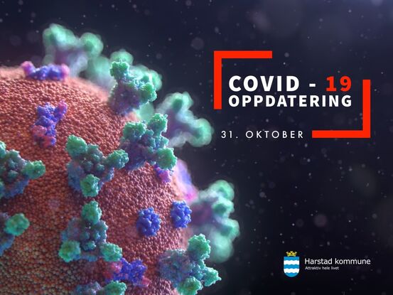 COVID-19 smitte  31okt (Stor)