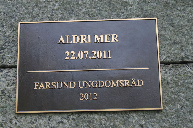 "Aldri mer 22.07.2011