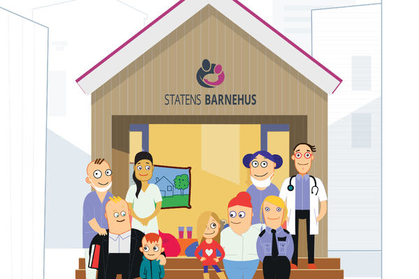 Illustrasjon av Statens barnehus
