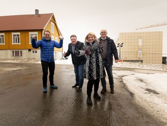 En glad gjeng fra Harstad kommune. Foto: Øivind Arvola