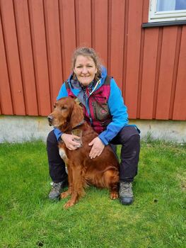 ANNE-METTE AASLI OG TYRITUNS OZZY