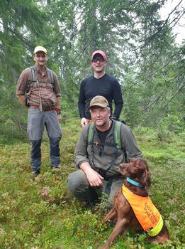 210824 Trygve Moen og Hercule_1 AK skog_Nordmarka