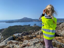 Jente på fjellet
