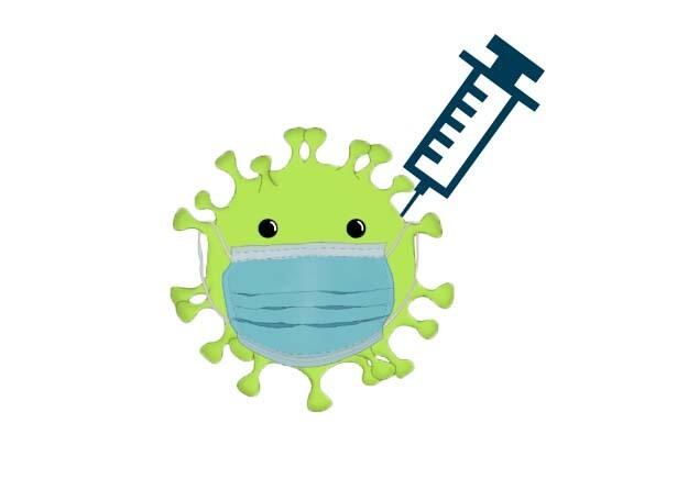 Illustrasjonsbilde koronavirus med sprøyte