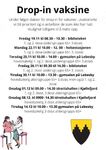Drop-in vaksine plakat