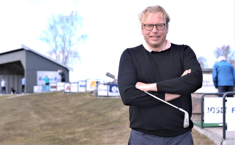 Daglig leder Anders Lantz på Drammen Golfbane kan se tilbake på en rekordsesong uten sidestykke i Drammen Golfklubbs historie.