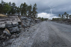 Vindindustrien krever svære og irreversible inngrep i norsk natur. Foto: Jørn Bøhmer Olsen.