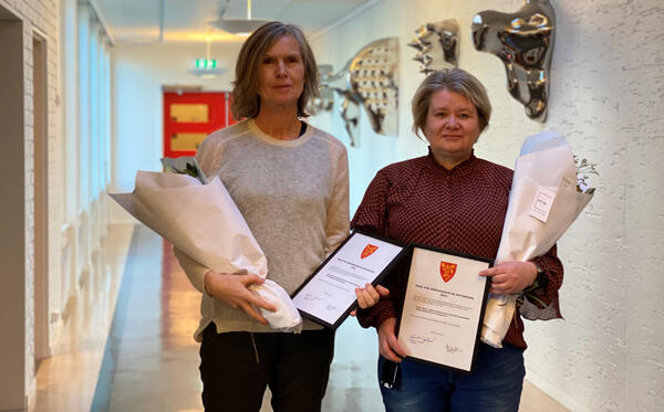 Lidveig Stubhaug og Esther Aasen Bjelland, foto