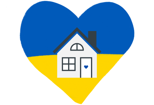 Ukraina+flyktninger+hus