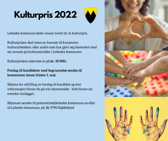 Utlystning kulturpris 2022