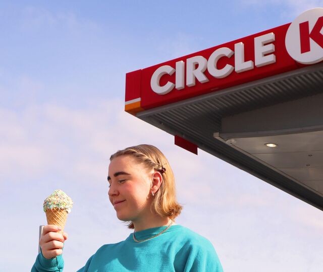 Circle K selger om lag én million softis i Norge årlig.  FOTO: MARCUS AURELIO