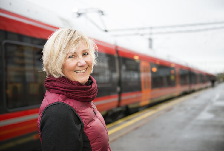 Stine Undrum, utbyggingsdirektør i Bane NOR.  FOTO: ANNE METTE STORVIK, BANE NOR