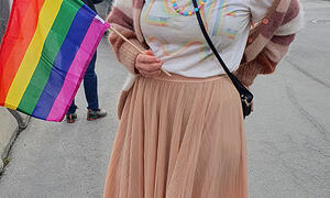 Primus motor for Pride - daglig leder for frivilligsentralen Nordis Tennes Foto privat