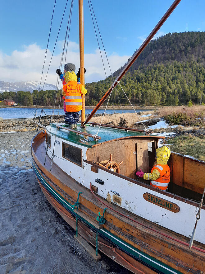 Ulvsvåg barnehage i båt