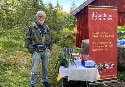 Torkild Alsvik er redaktør av Rundtom om Drammen, så han var på plass under Min kulturminnedag på Friluftsmuseet.