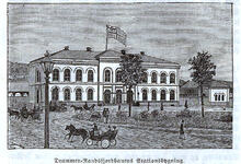 Drammen stasjon 1873.