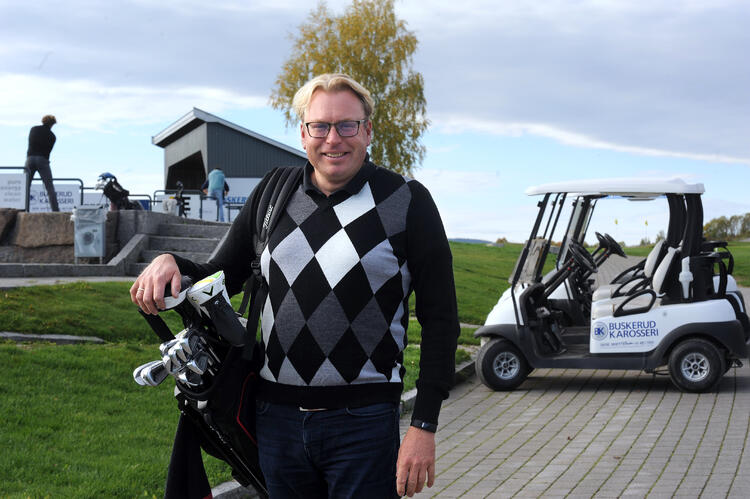 Daglig leder Anders Lantz på Drammen Golfbane kan se tilbake på en ny solid sesong i Drammen Golfklubbs historie.