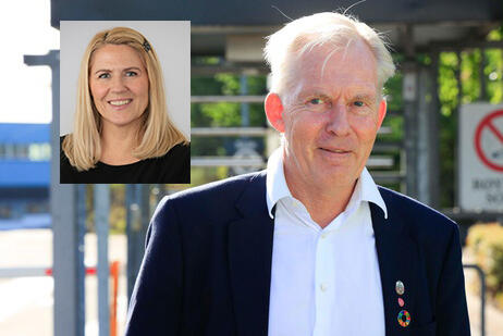 KS storbynettverk ledes av Kristiansands ordfører Jan Oddvar Skisland, mens Drammen er representert ved ordfører Monica Myrvold Berg (innfelt).  FOTO: TOR ERIK SCHRØDER/NTB