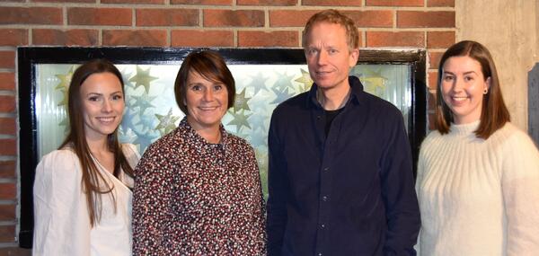 Kristine Karlsen, Nina Steinsbø Walquist, Ulf Berge, og Lene Halvorsen