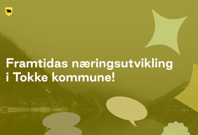 Logobilde: Framtidas næringsutvikling i Tokke kommune
