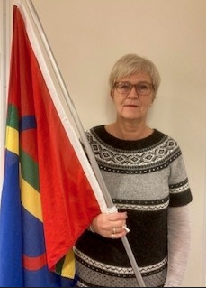 Ordføreren med samisk flagg
